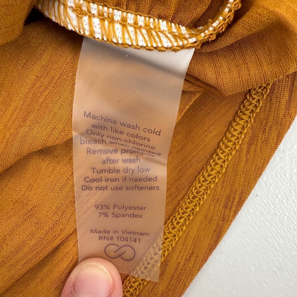 Calia By Carrie Underwood Womens Golden Warmth Crew Neck Long‎ Sleeve Top Large - Picture 5 of 6